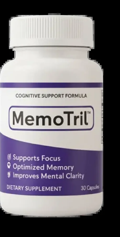 A single bottle of MemoTril nootropic cognitive support capsules